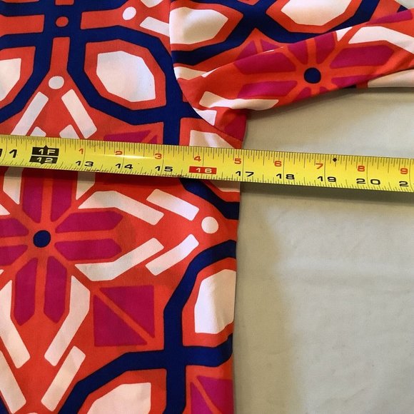 Buckhead Bettie’s Dress Size Small Multicolored Floral 3/4 Sleeves - Picture 5 of 11